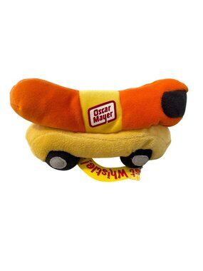 Oscar Mayer Wienermobile Beanie Plush Toy Just Whistle Mobile Hotdog NEW